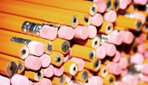 number 2 pencils for standardized tests