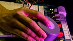 sensor portion of contraction monitor