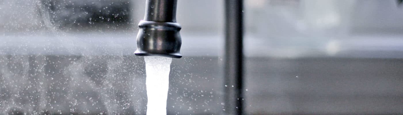 water from faucet - tungsten in water