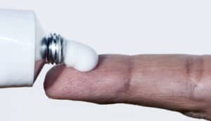 finger cream (antibiotics concept)