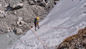 glacier ice cliff (glaciers)