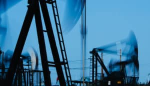 oil derricks - oil and gas production