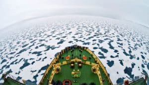 ship in russian arctic