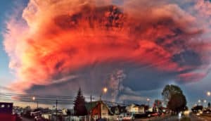 Calbuco volcano (volcanic eruptions concept)