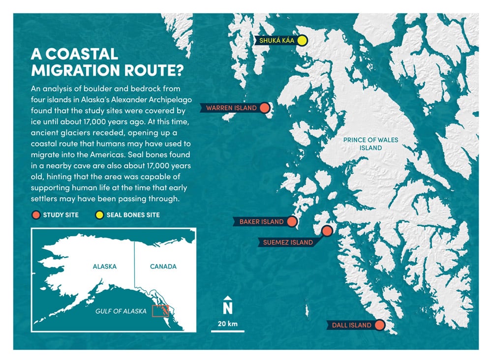 map of study sites in Alaska