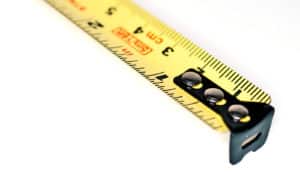 tape measure (postmenopausal women and height loss concept)