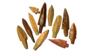 Yiftahel Pre-Pottery Neolithic B flint arrowheads - Neolithic Y-chromosome bottleneck