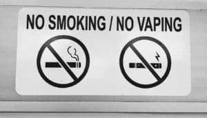 no smoking / no vaping sign