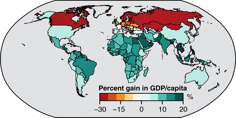 paris agreement climate map