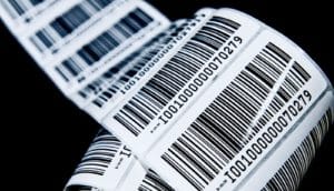 barcodes on a strip (DNA concept)