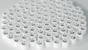 group of smiley faces - big data