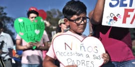 protesting child separation (executive order concept)