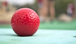 red golf ball (methane on Mars)