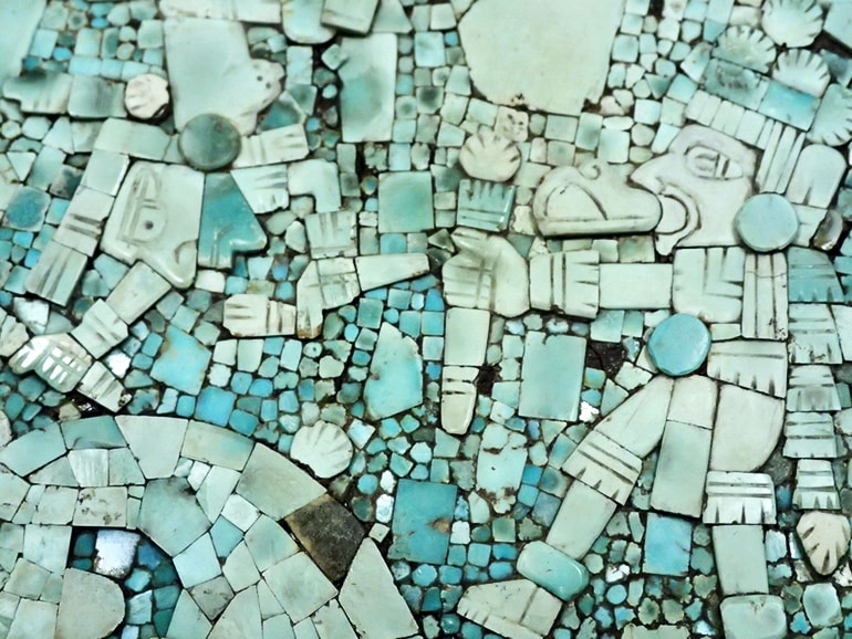 turquoise mosaic