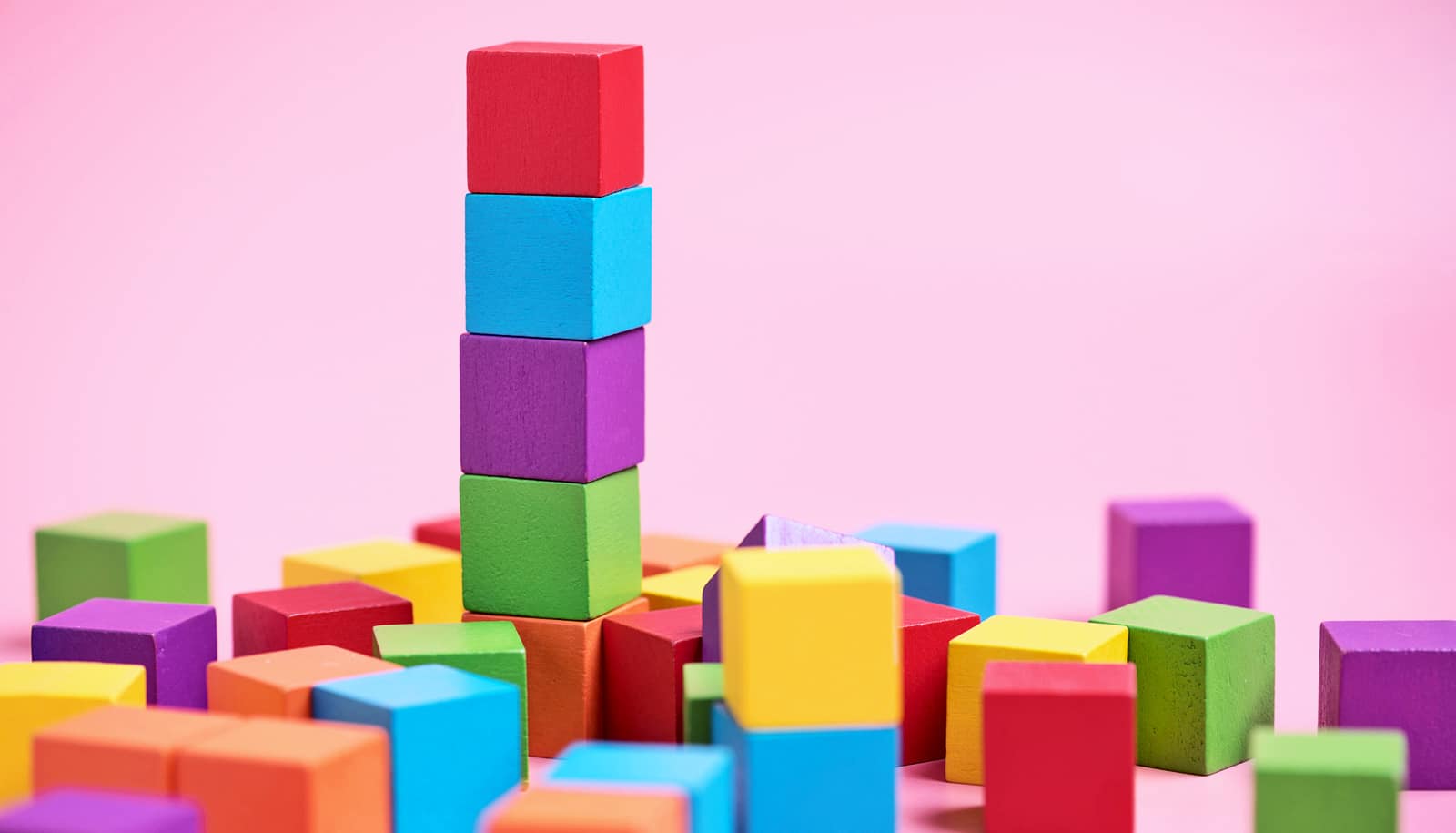 blocks on pink (math concept)