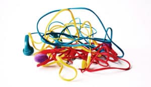 tangled headphones - hearing