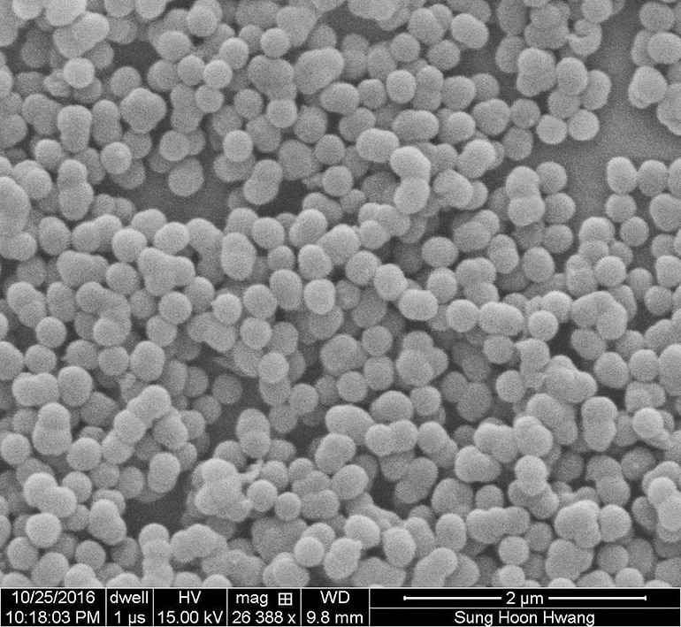 micron-scale calcium silicate spheres