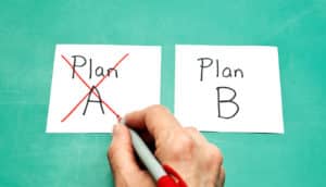 crossing out plan A (tuberculosis concept)