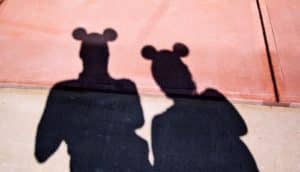 mouse ears shadow (hearing concept)