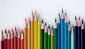 color pencils (DNA concept)