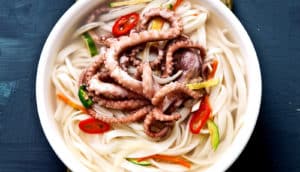squid noodle dish