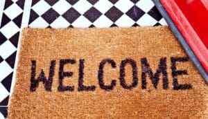 welcome mat (neighbors concept)