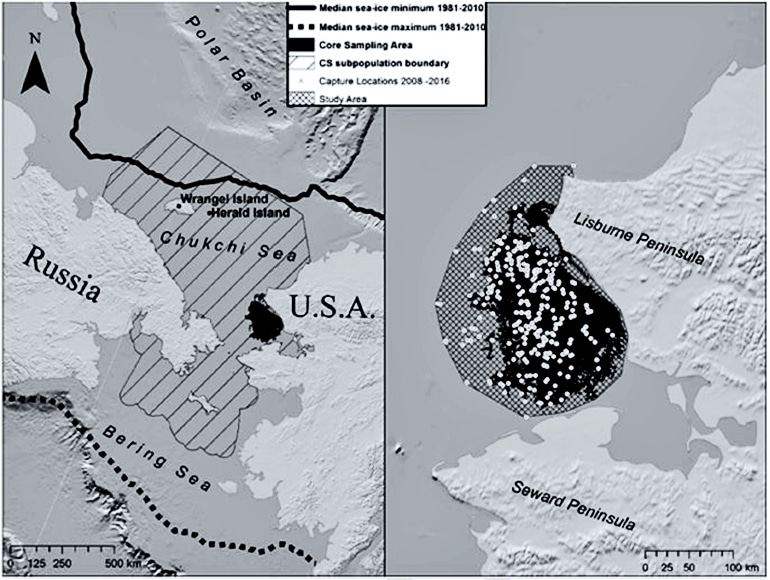 Map of the Chukchi Sea