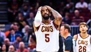 JR Smith reacts to missed shot