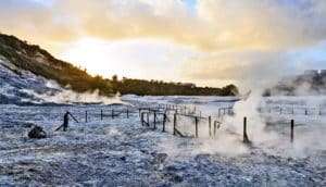 Solfatara volcanic crater near Naples.
