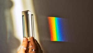 prism refracting light