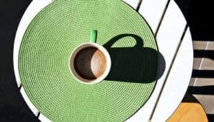 coffee on round table