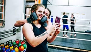 reluctant gym goer (workout concept)