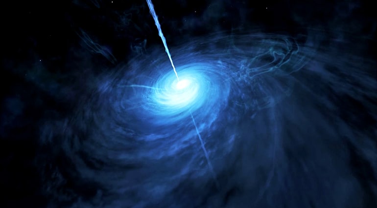 brightest quasar illustration