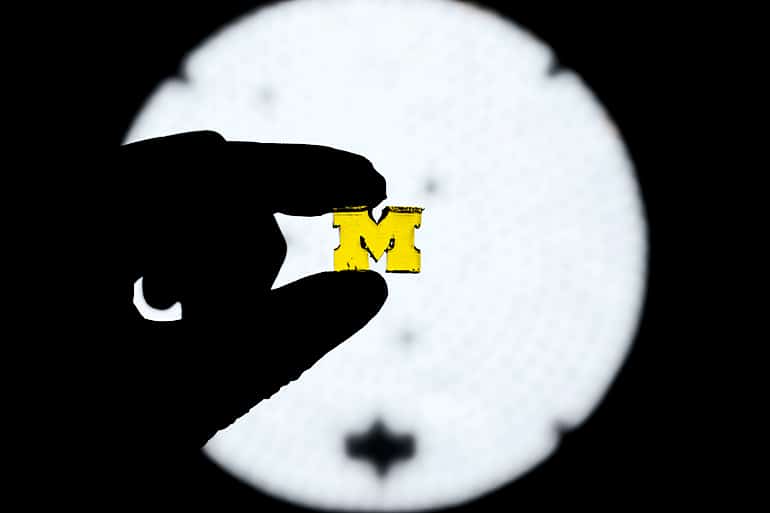 3D-printed Michigan 'M'