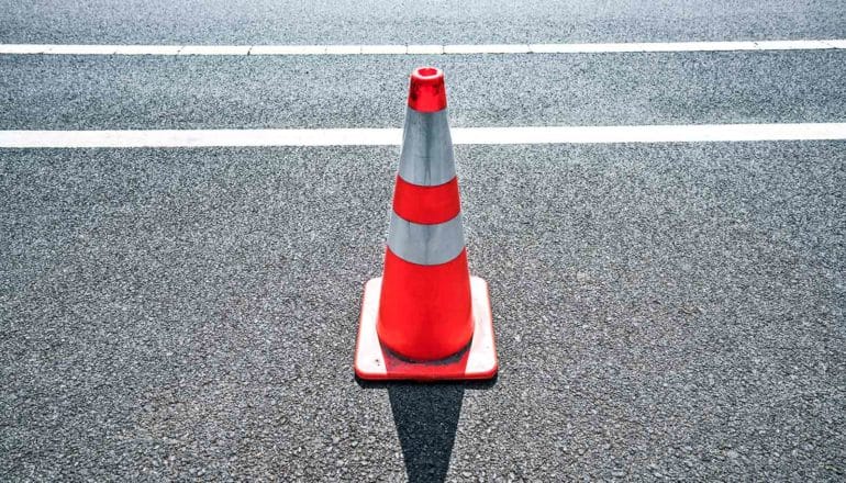 road work cone (emissions concept)
