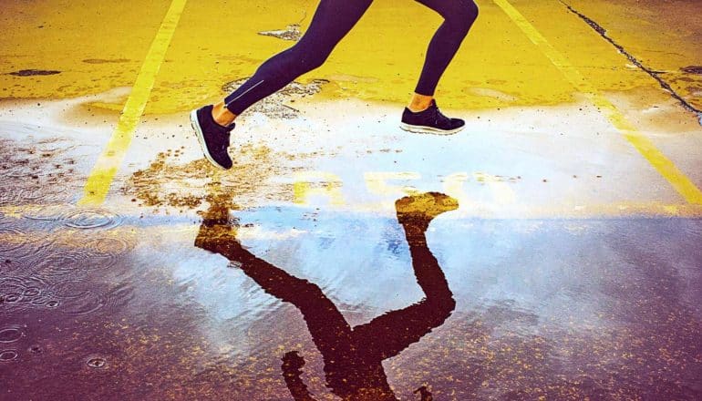running in parking lot (stress fracture concept)