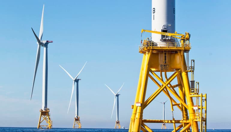 wind farm off Block Island, RI