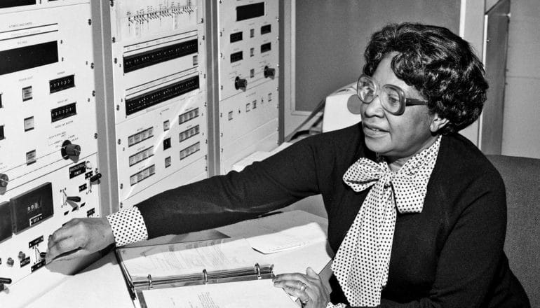 Mary Jackson working at NASA