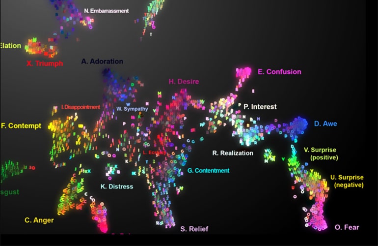 map of emotion audio