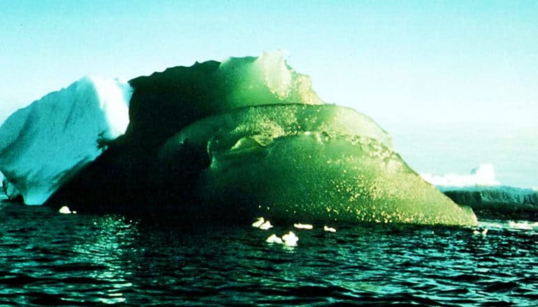 green iceberg