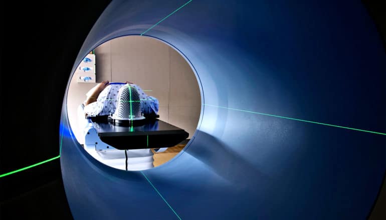 PET scan patient (PET scans concept)