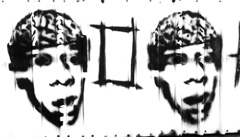 brain graffiti (stem cells concept)