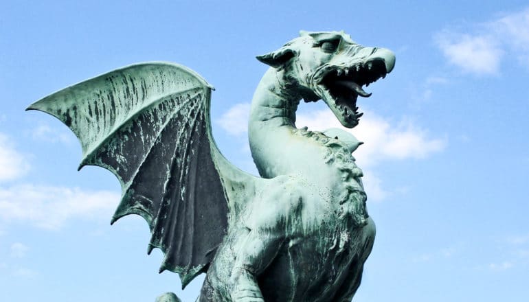 dragon statue