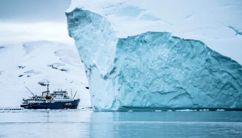 ship and iceberg