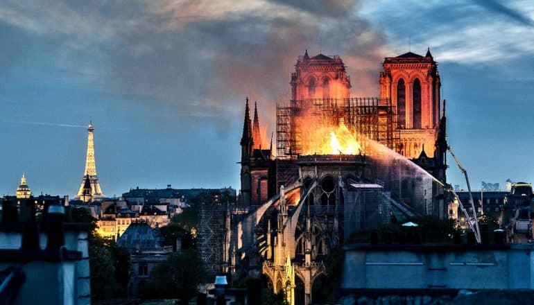 notre dame fire