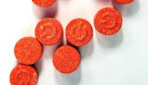 orange ecstasy pills