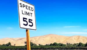 speed limit sign