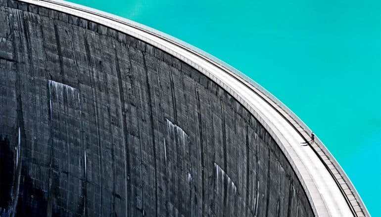 dam and water