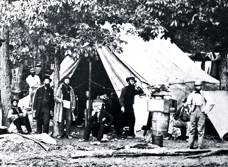 field hospital at Gettysburg