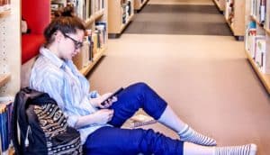 phone in the library